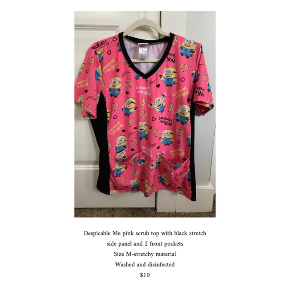 Despicable Me scrub top